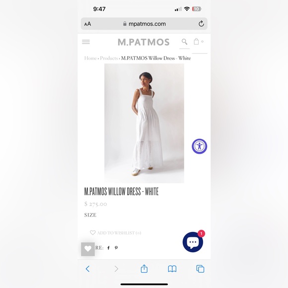 M.PATMOS the Willow Dress - worn once - Picture 2 of 4